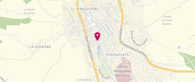 Plan de GUENERIE Fabrice, 21 Rue du Moulin, 61120 Vimoutiers