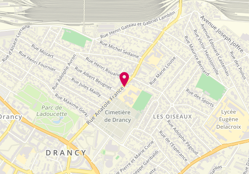 Plan de L'Instant Gourmand, 74 Rue Anatole France, 93700 Drancy