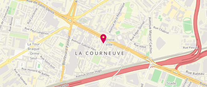 Plan de Boulangerie Haddad, 67 Avenue de la Republique, 93120 La Courneuve