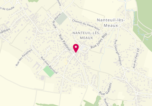 Plan de Nanteuil Les Pains, 6 place de l'Église, 77100 Nanteuil-lès-Meaux
