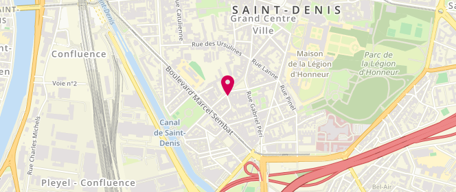 Plan de L'Épi d'Or, 1 Rue Riant, 93200 Saint-Denis