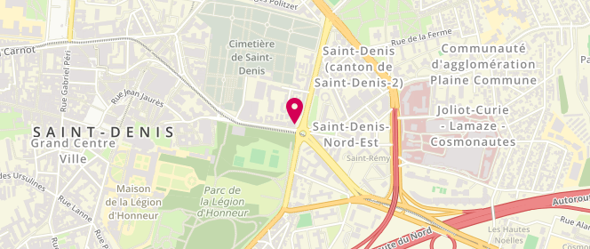 Plan de Boulangerie la Belle Moisson, 1 avenue Lénine, 93200 Saint-Denis