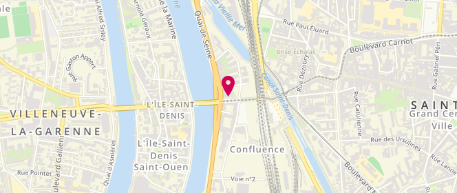 Plan de Boulangerie l'Art du Pain, 18 Rue du Port, 93200 Saint-Denis