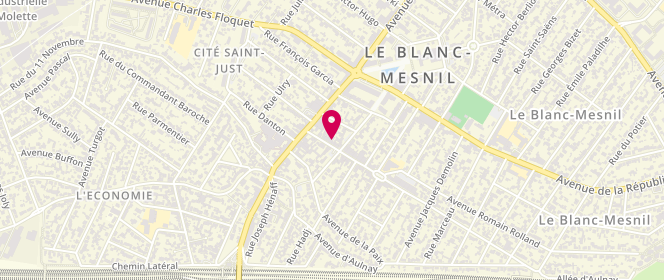 Plan de Boulangerie Mayssa, 15 avenue Pierre et Marie Curie, 93150 Le Blanc-Mesnil