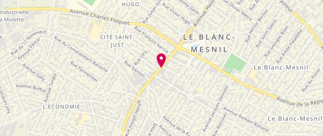 Plan de Boulangerie du Centre, 20 Avenue Henri Barbusse, 93150 Le Blanc-Mesnil