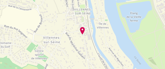 Plan de Les villennes gourmandes, 325 avenue Georges Clemenceau, 78670 Villennes-sur-Seine