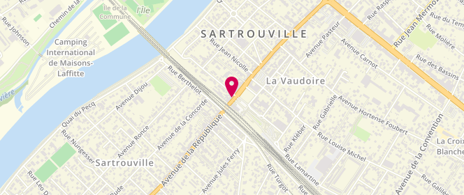 Plan de Boulangerie de la Gare, 86 avenue Jean Jaurès, 78500 Sartrouville