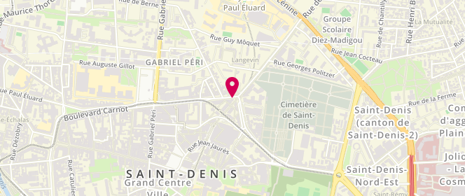 Plan de Petit Pain & Compagnie, Chem. Des Poulies, 93200 Saint-Denis