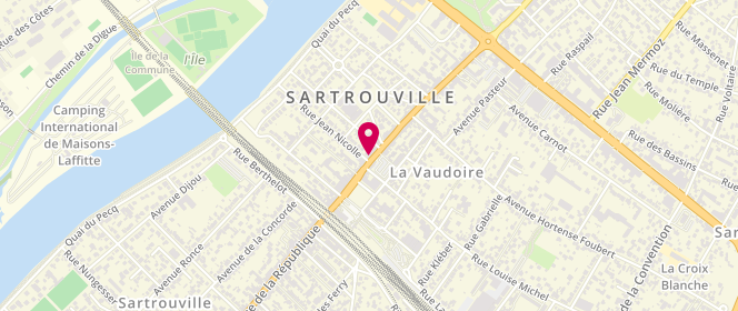 Plan de La Vaudoire, 62 avenue Jean Jaurès, 78500 Sartrouville
