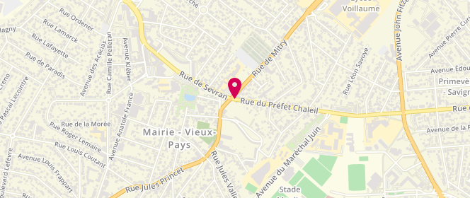 Plan de Au Soleil Levant, 1 Rue du Préfet Chaleil, 93600 Aulnay-sous-Bois