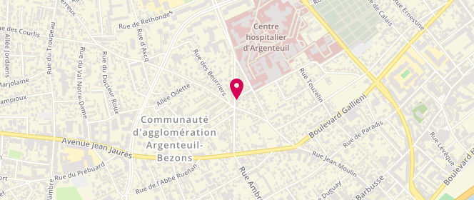 Plan de Sodag Ait Zaouit Abdelhaki, 36 avenue Maurice Utrillo, 95100 Argenteuil