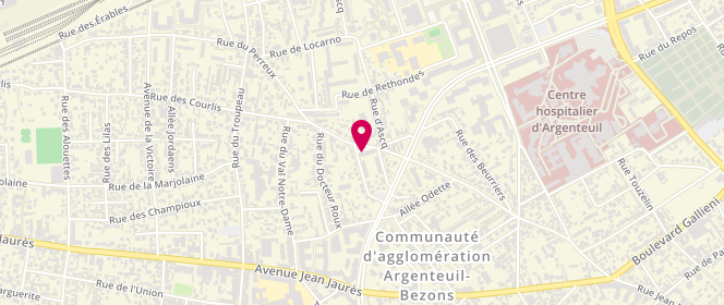 Plan de Boulangerie de la Place, 36 place Léopold Hirsch, 95100 Argenteuil