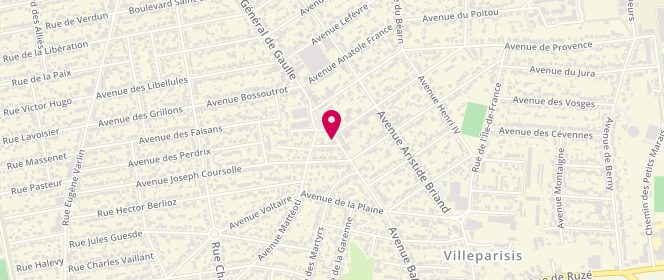 Plan de Boulangerie Sabarot, 75 avenue du Général de Gaulle, 77270 Villeparisis