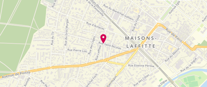 Plan de DUFOUR Florent Claude, 2 Rue George V, 78600 Maisons-Laffitte