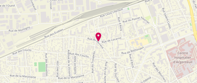 Plan de Les 5 frères, 36 Rue de Locarno, 95100 Argenteuil