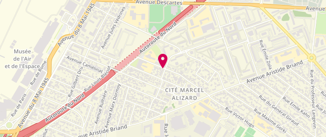 Plan de Aux Mille Saveurs, 41 avenue Marcel Alizard, 93150 Le Blanc-Mesnil