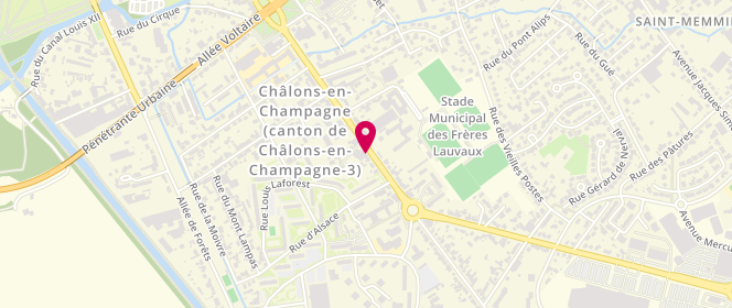 Plan de COLSON Laurent, 98 avenue du Général Charles de Gaulle, 51000 Châlons-en-Champagne