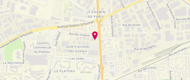 Plan de Boulangerie Louise, Route de Pontoise, 78500 Sartrouville