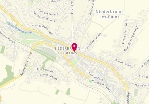 Plan de Le Coffret, 4 Rue du Général de Gaulle, 67110 Niederbronn-les-Bains