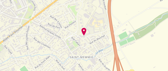Plan de Boulangerie Majoulet Frères, 14 avenue le Corbusier, 51470 Saint-Memmie
