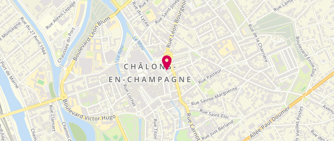 Plan de Au Croissant Dore, Centre Commercial Croix Dampierre, 51000 Châlons-en-Champagne