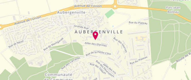 Plan de Le Fournil d'Aubergenville, Le parc d'Acosta, 78410 Aubergenville