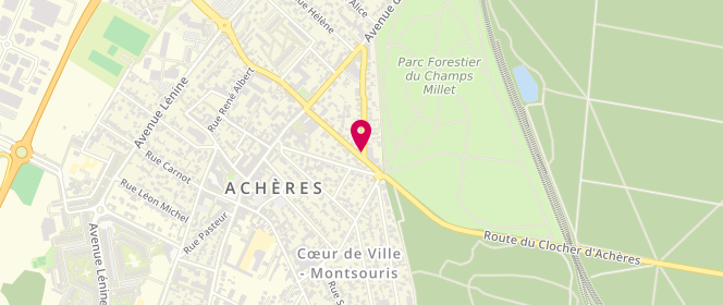 Plan de Les Pains de la Foret, 19 avenue Paquet, 78260 Achères