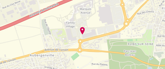 Plan de Boulangerie Marie Blachere, Centre Commercial Family Village
14 Rue de Quarante Sous, 78410 Aubergenville