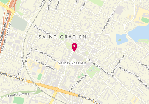 Plan de Moulin de St Gratien, 2 Rue du General Leclerc, 95210 Saint-Gratien