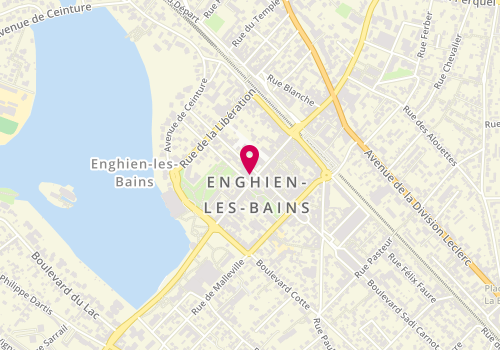Plan de Le Moulin du Lac, 44 Rue du Général de Gaulle, 95880 Enghien-les-Bains