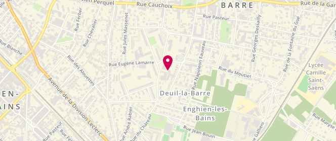 Plan de Aat Boulangerie & Pâtisserie, 63 avenue Mathieu Chazotte, 95170 Deuil-la-Barre