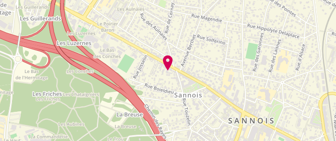 Plan de Le Fournil de Sannois, 5 Ter Boulevard Gambetta, 95110 Sannois
