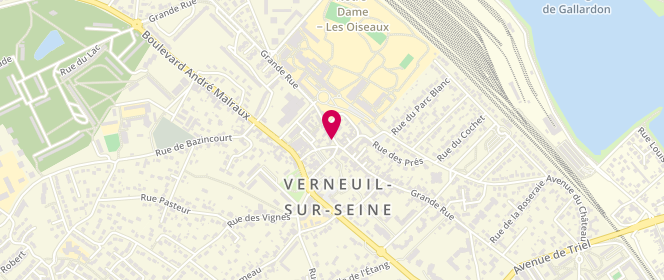 Plan de Aux Saveurs de Verneuil, 63 Grande Rue, 78480 Verneuil-sur-Seine