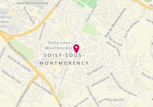 Plan de Les Délices de soisy, 5 Rue de Montmorency, 95230 Soisy-sous-Montmorency