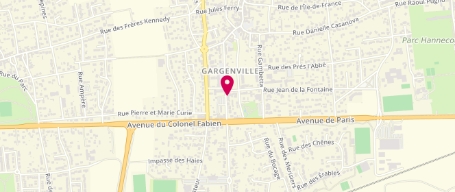 Plan de Maison Bourguignon, 22 avenue Mademoiselle Dosne, 78440 Gargenville