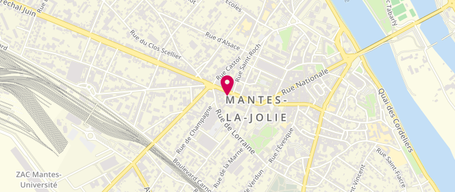 Plan de Pains et Delices du Palais, 21 avenue de la République, 78200 Mantes-la-Jolie