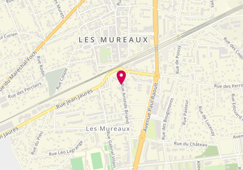 Plan de La Délicieuse 78 Boulangerie Pâtisserie Livraison, 24 Rue Aristide Briand, 78130 Les Mureaux