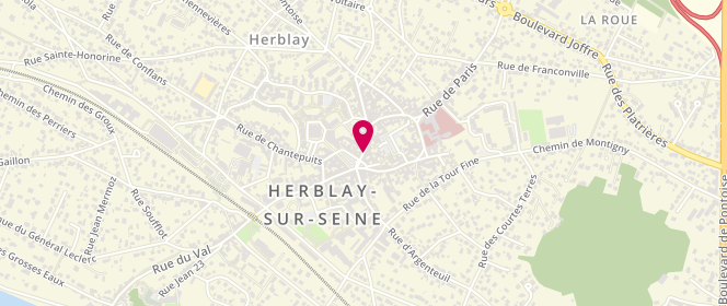 Plan de Aux Saveurs d'Ennery, 4 Rue de Paris, 95220 Herblay-sur-Seine