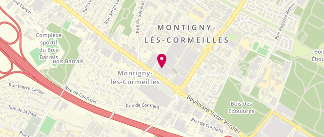 Plan de Boulangerie Ange, 72 Boulevard Victor Bordier, 95370 Montigny-lès-Cormeilles