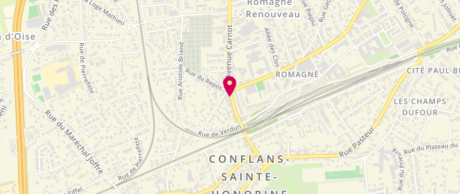 Plan de SCAVINER Jean-Yves, 43 Avenue Carnot, 78700 Conflans-Sainte-Honorine
