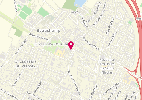 Plan de Maison Sbahi, 1 Rue Pierre Brossolette, 95130 Le Plessis-Bouchard