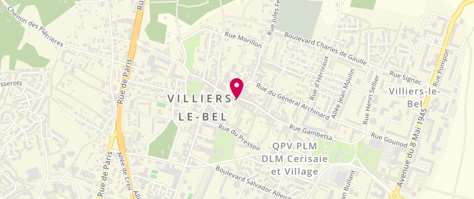 Plan de La praline, 16 Rue Gambetta, 95400 Villiers-le-Bel