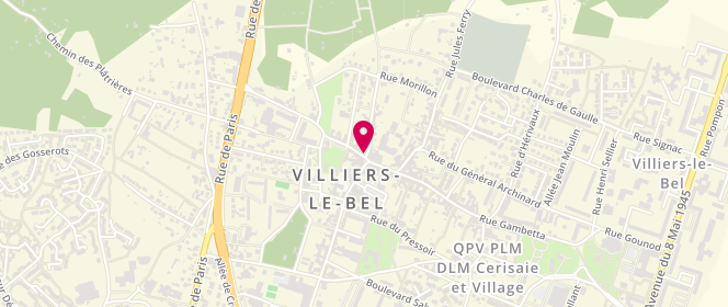 Plan de Boulangerie Patisserie de l'Eglise, 53 Rue Julien Boursier, 95400 Villiers-le-Bel