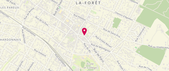 Plan de Aux Delices de Saint Leu la Foret, 13 Rue de Paris, 95320 Saint-Leu-la-Forêt