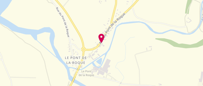 Plan de Boulangerie Pâtisserie MINGUET Ludovic, 42 Rue du Pont de la Roque, 50200 Heugueville-sur-Sienne