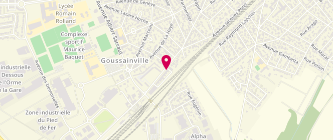 Plan de Goussainville Crousti Nordine, 28 avenue du 6 Juin 1944, 95190 Goussainville