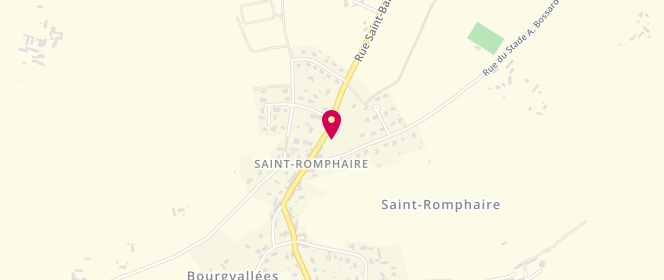 Plan de Boulangerie de Saint Romphaire, 28 Bis Rue Saint-Barthélémy, 50750 Bourgvallées