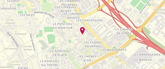 Plan de Boulangerie des Chenes, 205 Rue des Chênes Bruns, 95000 Cergy