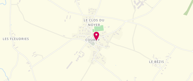 Plan de SCOP le Pain Levé, 6 place Lefrançois de Lalande, 50200 Courcy