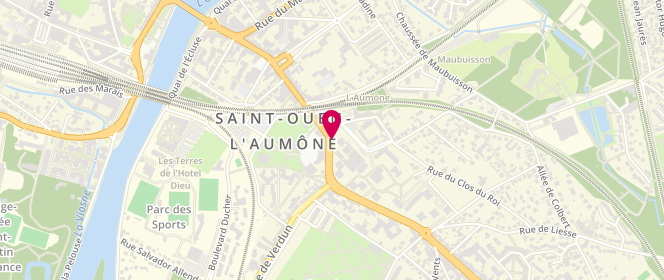 Plan de Le Moulin de Saint Ouen l'Aumône, 7 Avenue General de Gaulle, 95310 Saint-Ouen-l'Aumône